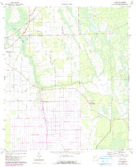 Spuds Florida Historical topographic map, 1:24000 scale, 7.5 X 7.5 Minute, Year 1970