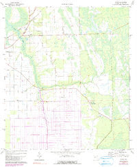 Spuds Florida Historical topographic map, 1:24000 scale, 7.5 X 7.5 Minute, Year 1970