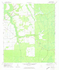Spuds Florida Historical topographic map, 1:24000 scale, 7.5 X 7.5 Minute, Year 1970
