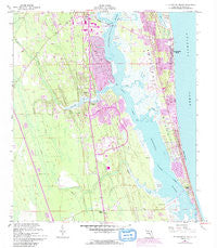 St. Augustine Beach Florida Historical topographic map, 1:24000 scale, 7.5 X 7.5 Minute, Year 1956