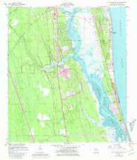 St. Augustine Beach Florida Historical topographic map, 1:24000 scale, 7.5 X 7.5 Minute, Year 1956