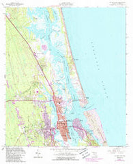 St. Augustine Florida Historical topographic map, 1:24000 scale, 7.5 X 7.5 Minute, Year 1956