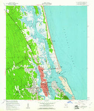 St. Augustine Florida Historical topographic map, 1:24000 scale, 7.5 X 7.5 Minute, Year 1956