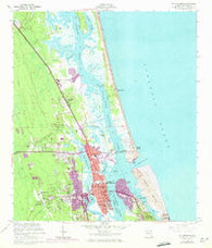 St. Augustine Florida Historical topographic map, 1:24000 scale, 7.5 X 7.5 Minute, Year 1956