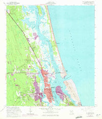 St. Augustine Florida Historical topographic map, 1:24000 scale, 7.5 X 7.5 Minute, Year 1956