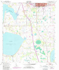 St Cloud South Florida Historical topographic map, 1:24000 scale, 7.5 X 7.5 Minute, Year 1953