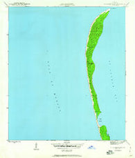 St. Joseph Point Florida Historical topographic map, 1:24000 scale, 7.5 X 7.5 Minute, Year 1945