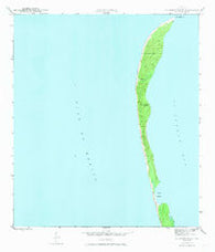 St. Joseph Point Florida Historical topographic map, 1:24000 scale, 7.5 X 7.5 Minute, Year 1945