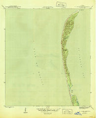 St Joseph Point Florida Historical topographic map, 1:31680 scale, 7.5 X 7.5 Minute, Year 1945