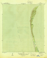 St Joseph Point Florida Historical topographic map, 1:31680 scale, 7.5 X 7.5 Minute, Year 1945