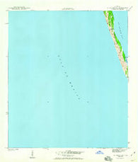 St. Joseph Spit Florida Historical topographic map, 1:24000 scale, 7.5 X 7.5 Minute, Year 1943