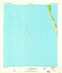 St. Joseph Spit Florida Historical topographic map, 1:24000 scale, 7.5 X 7.5 Minute, Year 1943