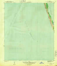 St Joseph Spit Florida Historical topographic map, 1:31680 scale, 7.5 X 7.5 Minute, Year 1943