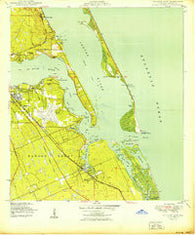 St. Lucie Inlet Florida Historical topographic map, 1:24000 scale, 7.5 X 7.5 Minute, Year 1950