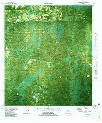 St. Marks NE Florida Historical topographic map, 1:24000 scale, 7.5 X 7.5 Minute, Year 1982