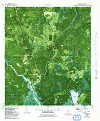St. Marks Florida Historical topographic map, 1:24000 scale, 7.5 X 7.5 Minute, Year 1982