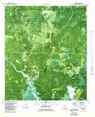 St Marks Florida Historical topographic map, 1:24000 scale, 7.5 X 7.5 Minute, Year 1982