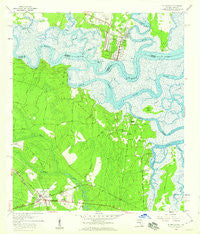 St. Marys Georgia Historical topographic map, 1:24000 scale, 7.5 X 7.5 Minute, Year 1958