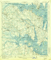 St Marys Florida Historical topographic map, 1:62500 scale, 15 X 15 Minute, Year 1919