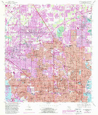 St. Petersburg Florida Historical topographic map, 1:24000 scale, 7.5 X 7.5 Minute, Year 1956