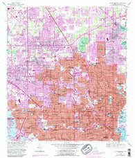 St Petersburg Florida Historical topographic map, 1:24000 scale, 7.5 X 7.5 Minute, Year 1956