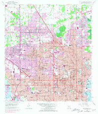 St. Petersburg Florida Historical topographic map, 1:24000 scale, 7.5 X 7.5 Minute, Year 1956