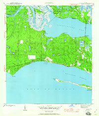 St. Teresa Florida Historical topographic map, 1:24000 scale, 7.5 X 7.5 Minute, Year 1945