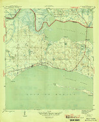 St Teresa Florida Historical topographic map, 1:31680 scale, 7.5 X 7.5 Minute, Year 1945