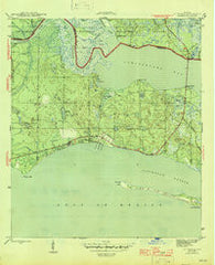 St Teresa Florida Historical topographic map, 1:31680 scale, 7.5 X 7.5 Minute, Year 1945