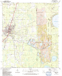 Starke Florida Historical topographic map, 1:24000 scale, 7.5 X 7.5 Minute, Year 1991