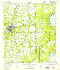 Starke Florida Historical topographic map, 1:24000 scale, 7.5 X 7.5 Minute, Year 1949
