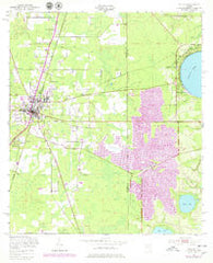 Starke Florida Historical topographic map, 1:24000 scale, 7.5 X 7.5 Minute, Year 1949