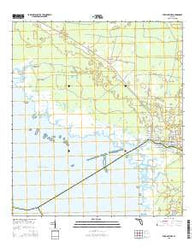 Steinhatchee Florida Current topographic map, 1:24000 scale, 7.5 X 7.5 Minute, Year 2015