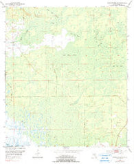 Steinhatchee SE Florida Historical topographic map, 1:24000 scale, 7.5 X 7.5 Minute, Year 1954