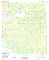 Steinhatchee SE Florida Historical topographic map, 1:24000 scale, 7.5 X 7.5 Minute, Year 1954