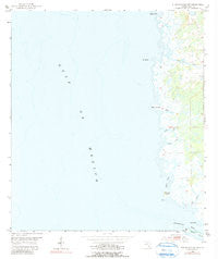 Steinhatchee SW Florida Historical topographic map, 1:24000 scale, 7.5 X 7.5 Minute, Year 1954