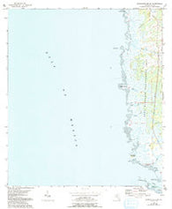 Steinhatchee SW Florida Historical topographic map, 1:24000 scale, 7.5 X 7.5 Minute, Year 1954