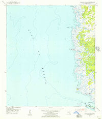 Steinhatchee SW Florida Historical topographic map, 1:24000 scale, 7.5 X 7.5 Minute, Year 1954