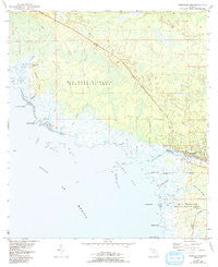Steinhatchee Florida Historical topographic map, 1:24000 scale, 7.5 X 7.5 Minute, Year 1954