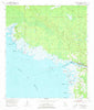 Steinhatchee Florida Historical topographic map, 1:24000 scale, 7.5 X 7.5 Minute, Year 1954