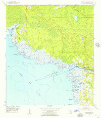 Steinhatchee Florida Historical topographic map, 1:24000 scale, 7.5 X 7.5 Minute, Year 1954