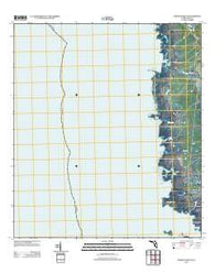 Steinhatchee SW Florida Historical topographic map, 1:24000 scale, 7.5 X 7.5 Minute, Year 2012