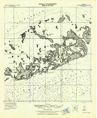 Sugar Loaf Key Florida Historical topographic map, 1:62500 scale, 15 X 15 Minute, Year 1921