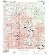 Sulphur Springs Florida Historical topographic map, 1:24000 scale, 7.5 X 7.5 Minute, Year 1995