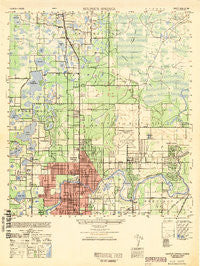 Sulphur Springs Florida Historical topographic map, 1:25000 scale, 7.5 X 7.5 Minute, Year 1949