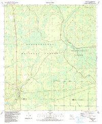 Sumatra Florida Historical topographic map, 1:24000 scale, 7.5 X 7.5 Minute, Year 1990
