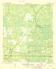 Sumatra Florida Historical topographic map, 1:31680 scale, 7.5 X 7.5 Minute, Year 1946