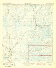 Sumatra Florida Historical topographic map, 1:31680 scale, 7.5 X 7.5 Minute, Year 1946