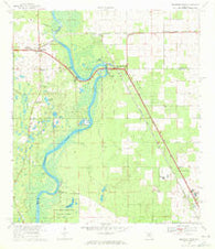 Suwannee River Florida Historical topographic map, 1:24000 scale, 7.5 X 7.5 Minute, Year 1968