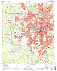 Tallahassee Florida Historical topographic map, 1:24000 scale, 7.5 X 7.5 Minute, Year 1970
